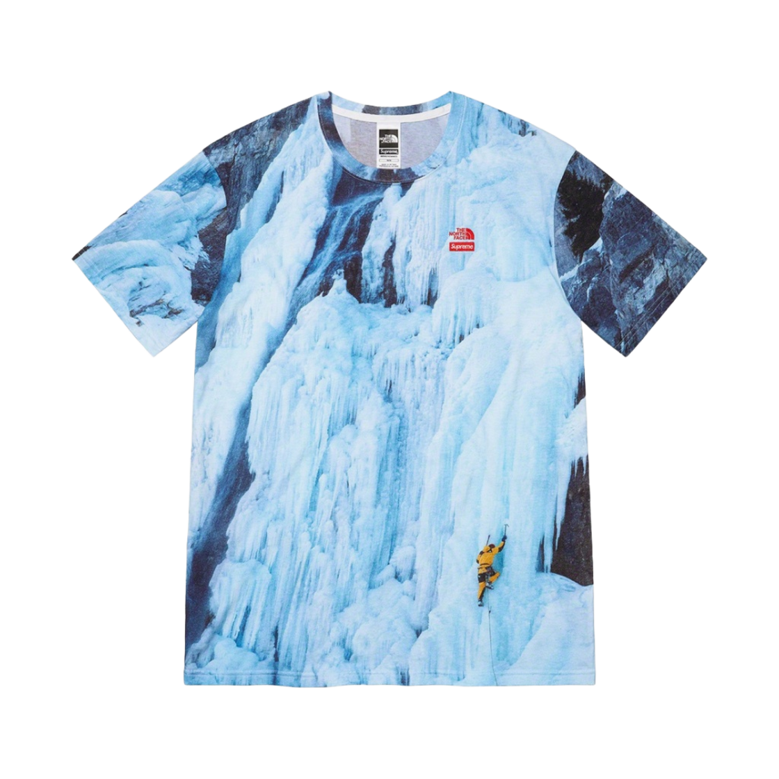 NF0A5G7TFN4 Supreme x The North Face Ice Climb T-Shirt Multi-Color - 21SS