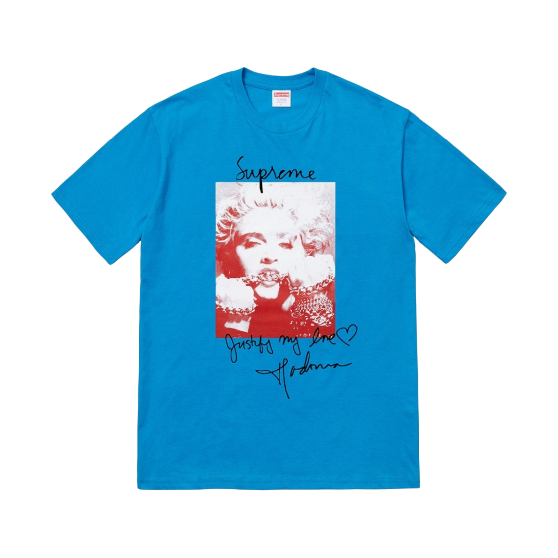 - Supreme Madonna T-Shirt Bright Blue - 18FW