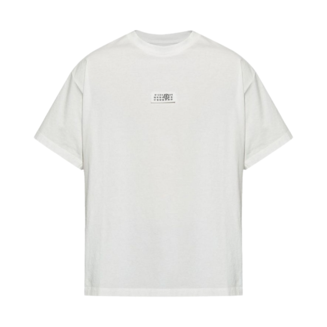 SH0GC0033S24312101 MM6 Maison Margiela Numeric Signature T-Shirt White