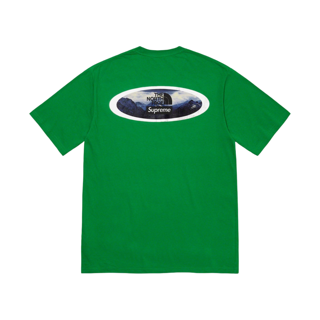 슈프림 x 노스페이스 마운틴 티셔츠 그린 - 21FW(Supreme x The North Face Mountains T-Shirt Green - 21FW) - 1