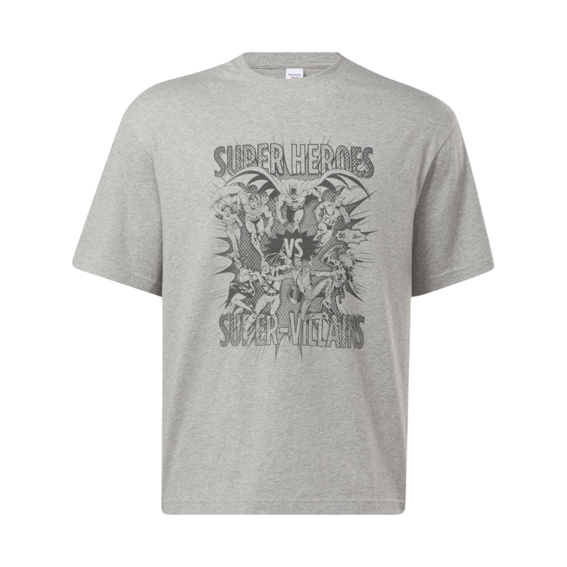 리복 리복 x DC 페이스 오프 숏슬리브 셔츠 그레이(Reebok Reebok X Dc Face Off Short Sleeve Shirt Gray)
