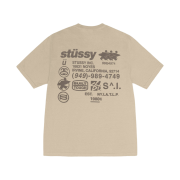 Stussy DNA Pigment Dyed T-Shirt Khaki