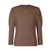 Homme Plisse Issey Miyake MC September Long Sleeve T-Shirt Cocoa Brown