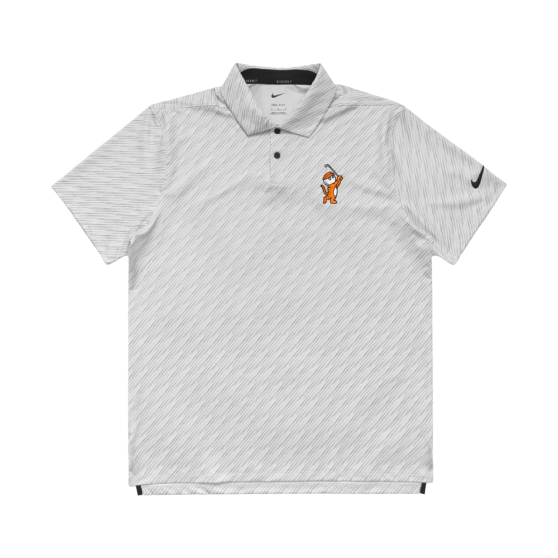 말본 골프 x 나이키 드라이핏 베이퍼 스트라이프 폴로 OLC 포톤 더스트(Malbon Golf x Nike Dri-Fit Vapor Stripe Polo OLC Photon Dust) - 1