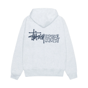 Stussy Superior Quality Zip Hoodie Ash Heather