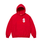 Supreme $ Hooded Sweatshirt Red - 24SS