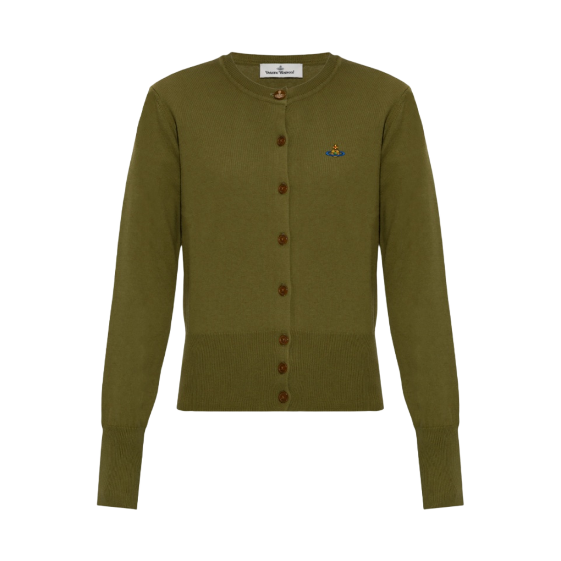 1803002P-Y0010-M410 (W) Vivienne Westwood Bea Cardigan Sage