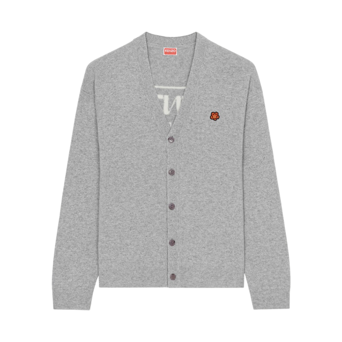 겐조 파리 메리노 울 가디건 미스티 그레이(Kenzo Paris Merino Wool Cardigan Misty Grey) - 1