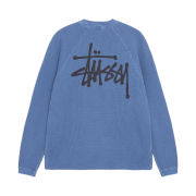 Stussy Raglan Thermal LS Crew Blue