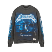 Represent x Metallica Ride The Lightning LS T-Shirt Vintage Grey - 25SS