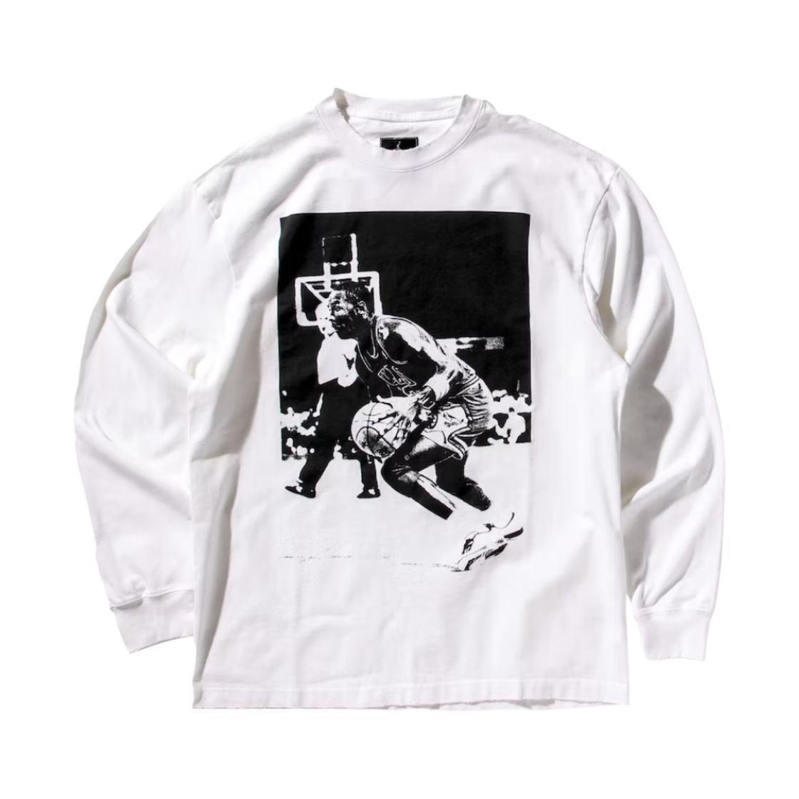 조던 x 유니온 롱슬리브 티셔츠 화이트 - 아시아(Jordan x Union L/S T-Shirt White - Asia) - 1
