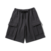 [SS25] moif Over Mil Sweat Shorts Charcoal