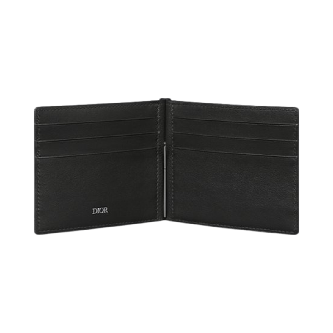 디올 월렛 머니 클립 디올 그래비티 레더 블랙(Dior Wallet with Money Clip Dior Gravity Leather Black) - 2