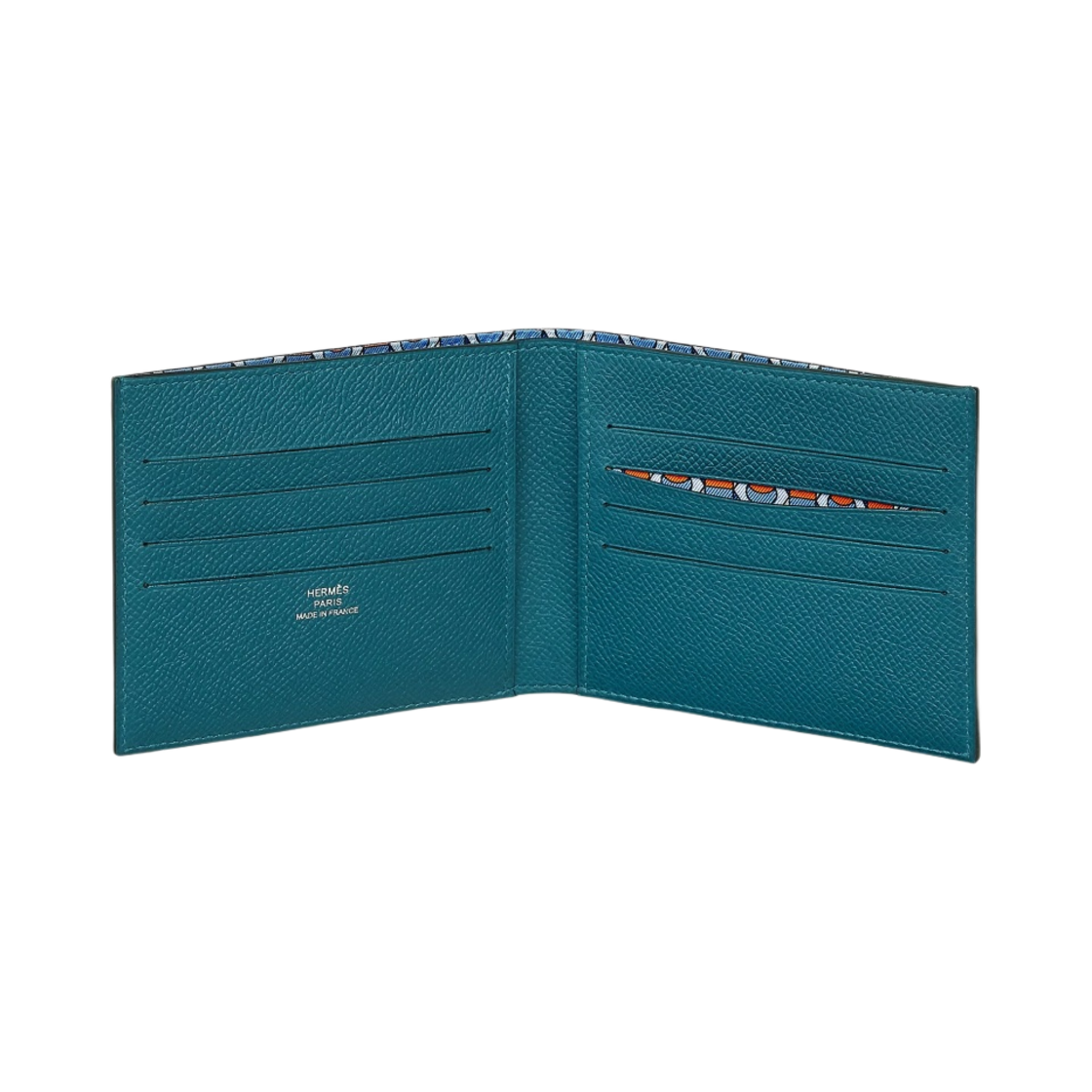 에르메스 시티즌 트윌 컴팩트 반지갑 앱송 & 콜베르 오랑쥬 씨엘(Hermes Citizen Twill Compact Wallet Epsom & Colvert Orange Ciel) - 2