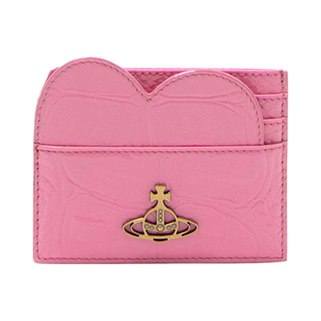 비비안 웨스트우드 하트 카드 케이스 핑크(Vivienne Westwood Heart Card Case Pink) - 1