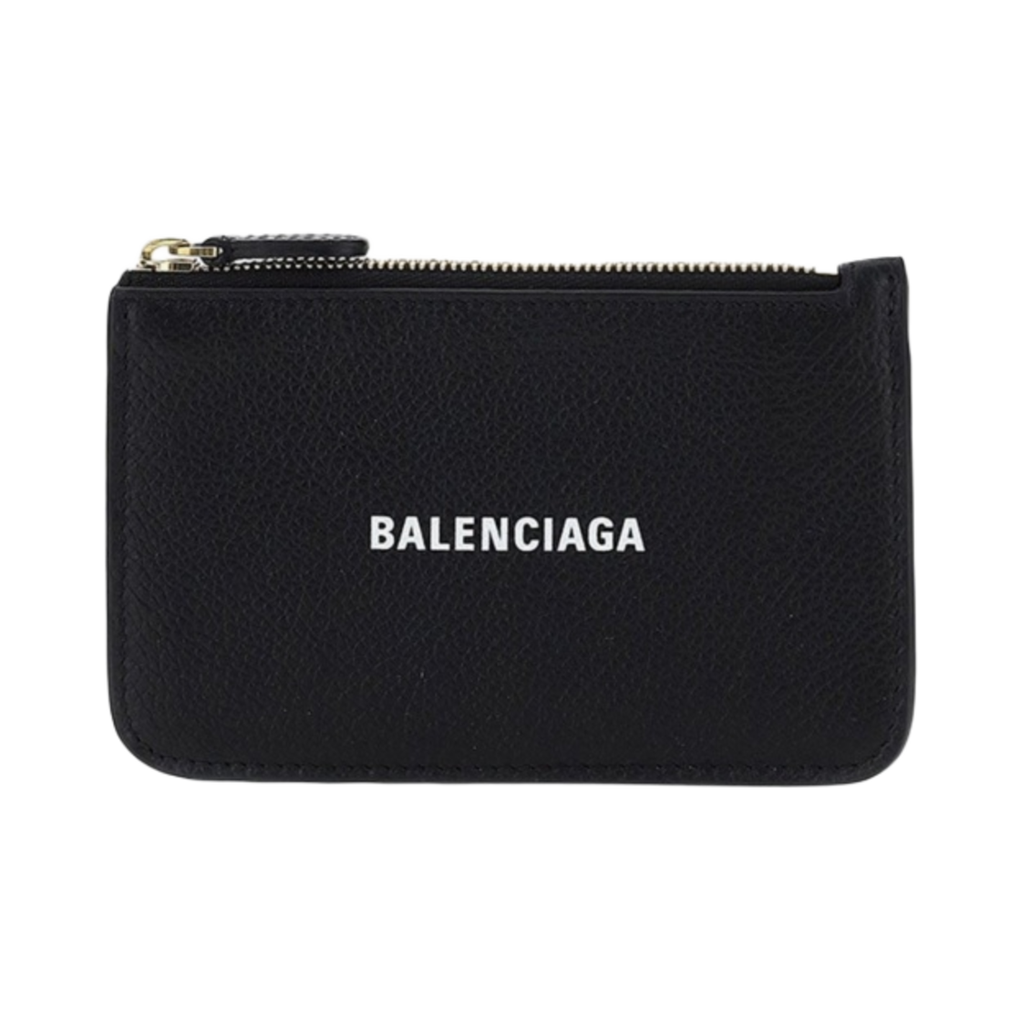 발렌시아가 지퍼 카드 홀더 블랙