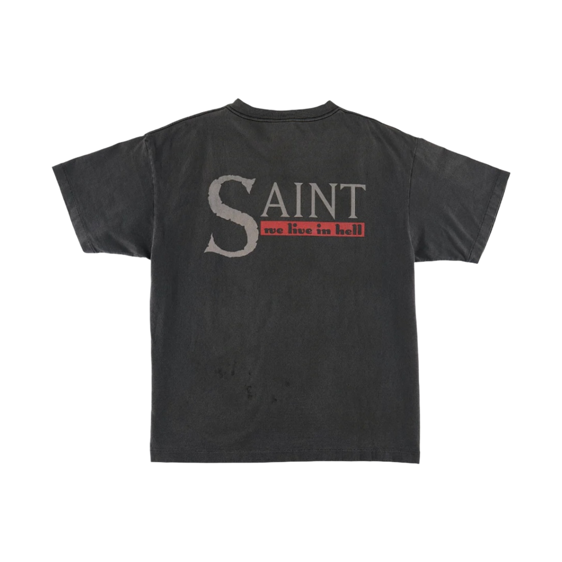 세인트 마이클 위 리브 헬 티셔츠 블랙 - 23SS(Saint Mxxxxxx We Live Hell T-Shirt Black - 23SS) - 2
