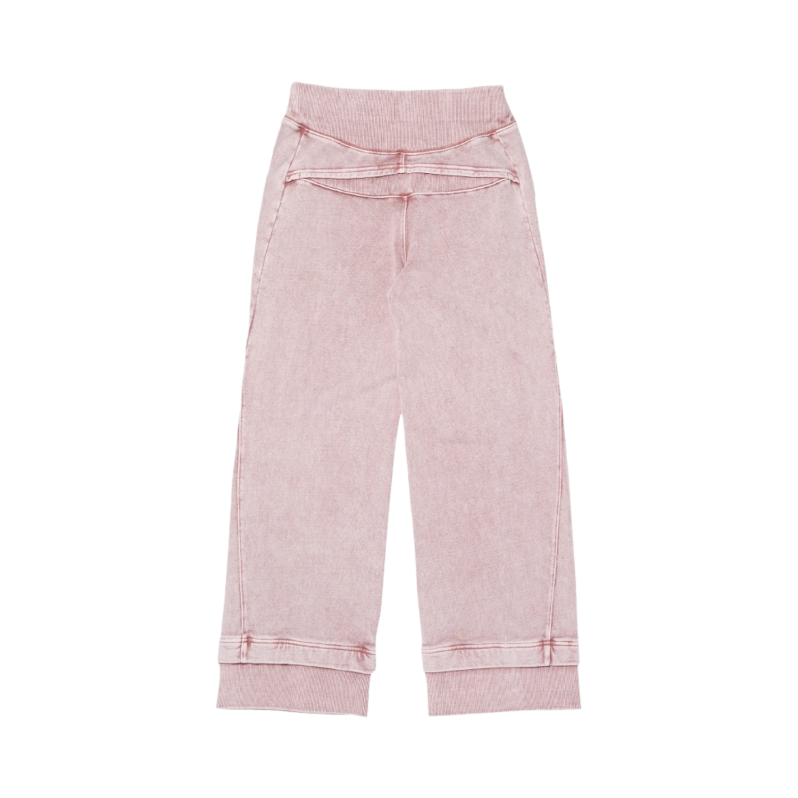 (W) 미스치프 밴딩 스웨트팬츠 워시드 핑크 브라운((W) Mischief Banding Sweatpants Washed Pink Brown) - 2