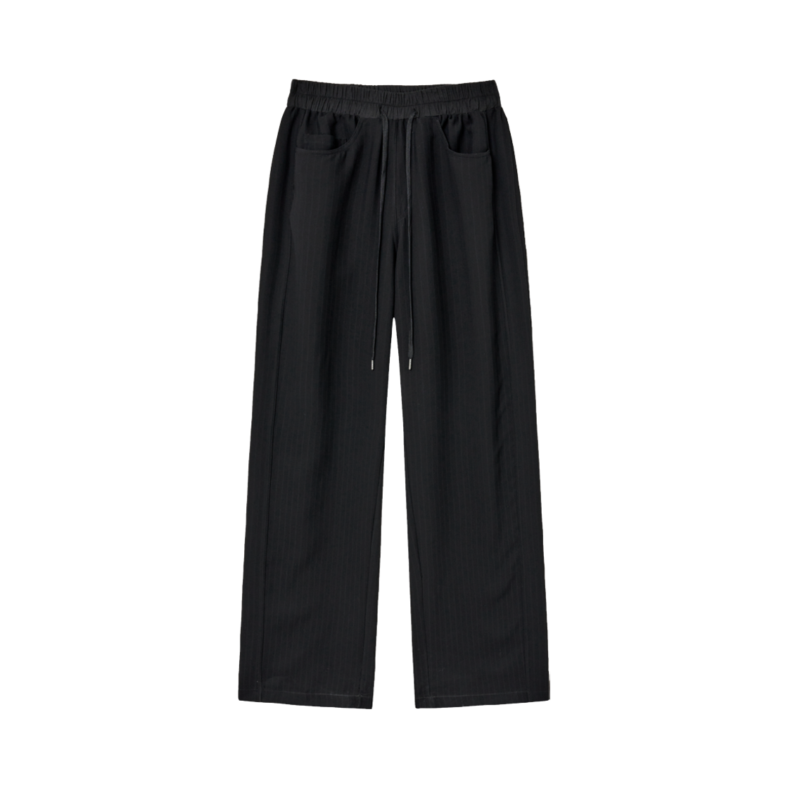 알렌느 멀티 패널 스트라이프 팬츠 블랙(Haleine Multi-Panel Stripe Pants Black)