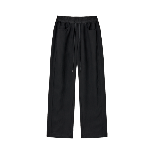 WB209 Haleine Multi-Panel Stripe Pants Black
