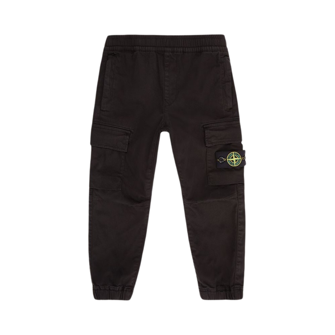 801631212-V0029 (Kids) Stone Island 31212 Cargo Pants Black -24FW