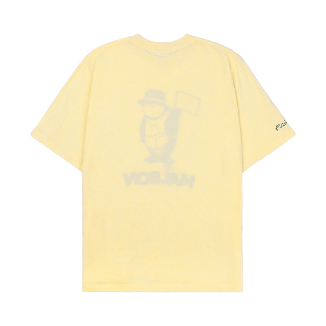말본 골프 캐디 베어 티셔츠 옐로우(Malbon Golf Caddy Bear T-Shirt Yellow) - 2