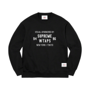 Supreme x WTAPS Crewneck Black - 21FW