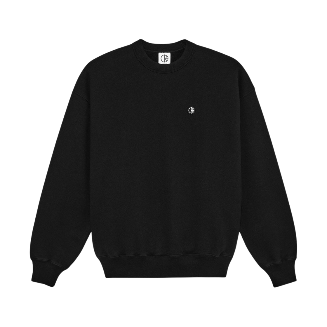 폴라 스케이트 이디 크루넥 패치 블랙