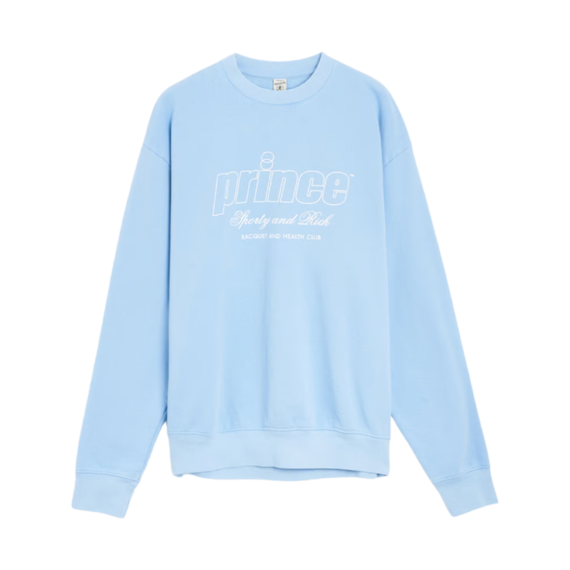 CR1061BL Sporty & Rich x Prince Health Sweatshirt Blue