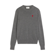 AMI de Coeur Wool Knit Heather Grey - 21FW