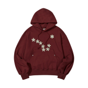 Karactor Dipper Logo Hoodie Deep Red