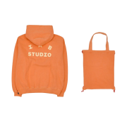 IAB Studio Pigment Hoodie & Sack Salmon