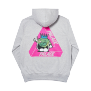Palace Tri-Smiler Hood Grey Marl - 20SS