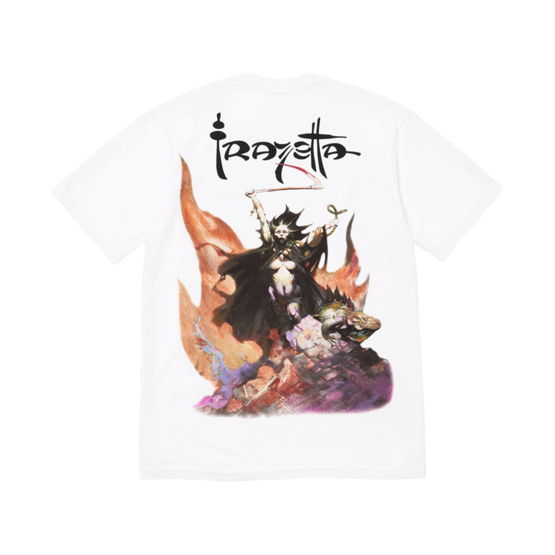 - Supreme Frazetta Woman with Scythe T-Shirt White - 24FW