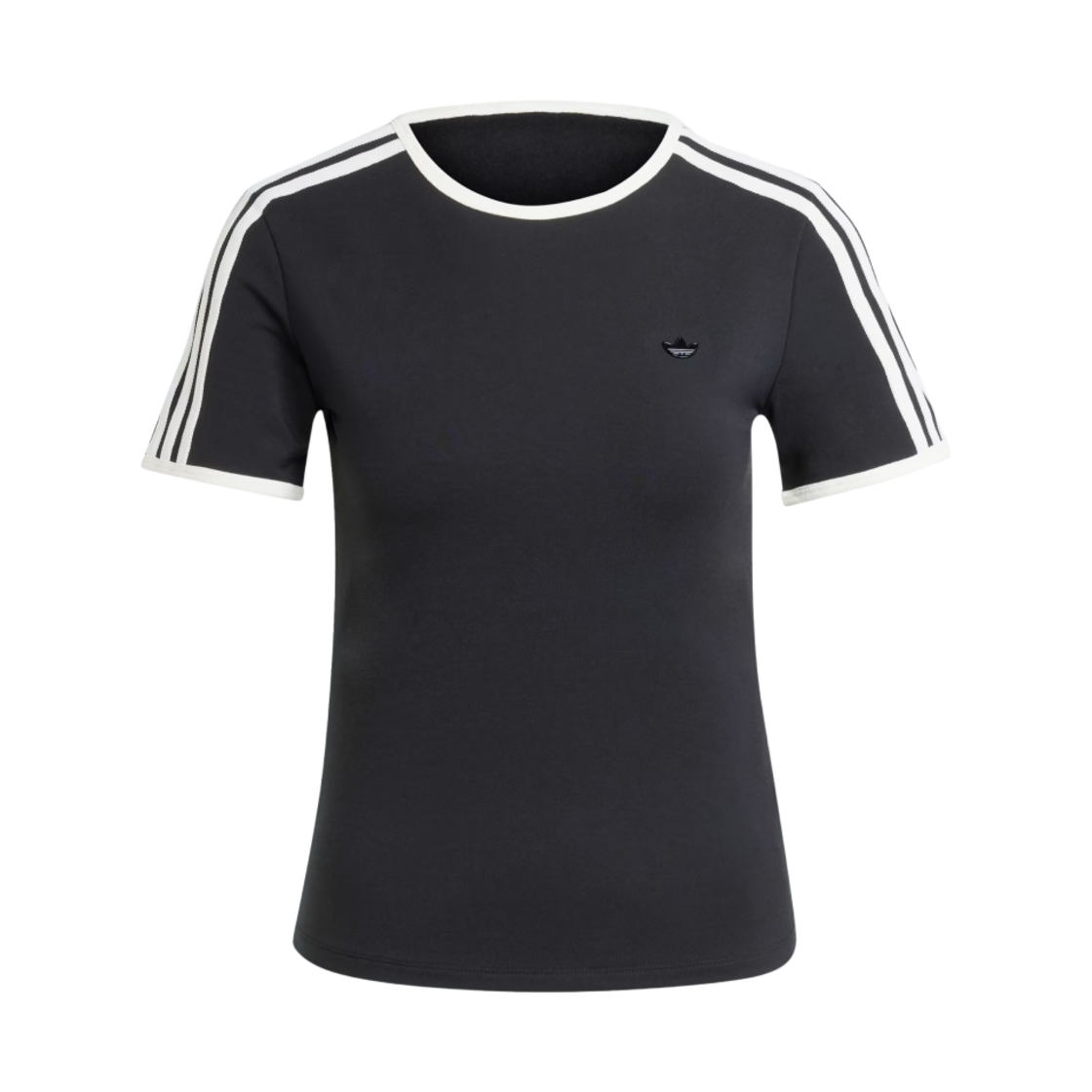 JD5468 (W) Adidas Originals Premium 3-Stripes Cali T-Shirt Black - KR Sizing