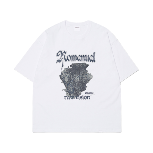 NOMANUAL☆ボネク ソンホ着用RAW VISION RINGER TSHIRT (2color) 노매뉴얼 로우 비전 링거 티셔츠 아이보리 | NOMANUAL | KREAM