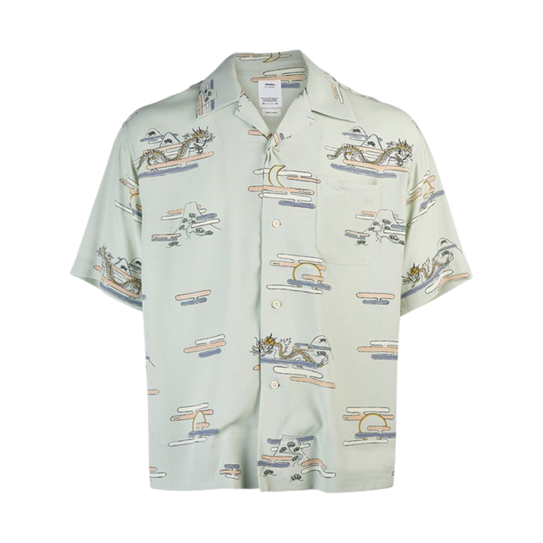 비즈빔 코파 셔츠 숏슬리브 라이트 그린 - 24SS(Visvim Copa Shirt S/S Light Green - 24SS)