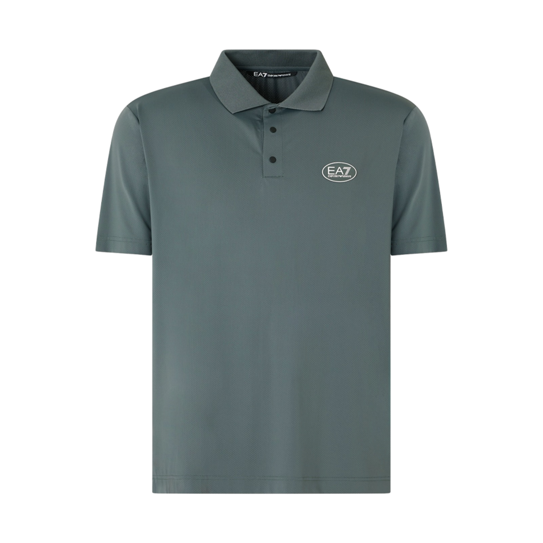 엠포리오 아르마니 벤투스 7 기능성 소재 골프 프로 폴로 셔츠 그레이(Emporio Armani Ventus 7 Technical Fabric Golf Pro Polo Shirt Grey) - 1