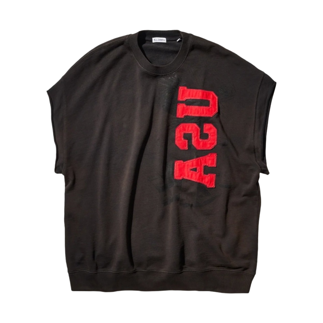 윌리 차바리아 머슬 USA 티셔츠 솔리드 블랙 씨맨 워시(Willy Chavarria Muscle USA T-Shirt Solid Black Seaman Wash)