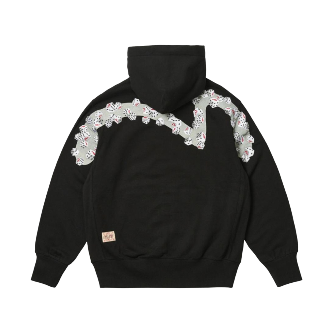 팔라스 x 에비수 집 후디 블랙 - 24SS(Palace x Evisu Zip Hoodie Black - 24SS)