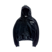 UVU Insignia Zipped Hoodie Black