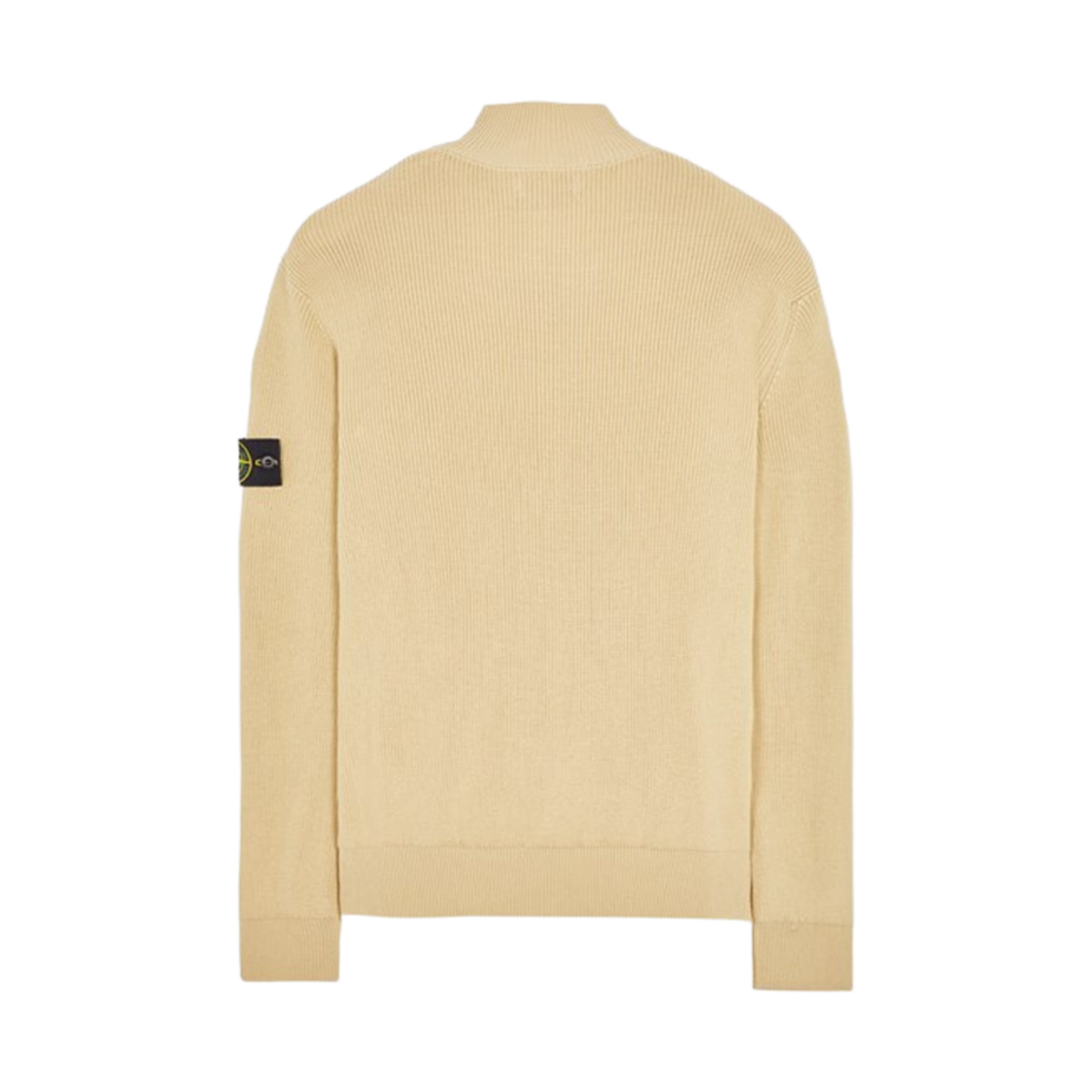 스톤 아일랜드 526D8 립드 코튼 가디건 니트 에크루 - 24SS(Stone Island 526D8 Ribbed Cotton Cardigan Knit Ecru - 24SS) - 2