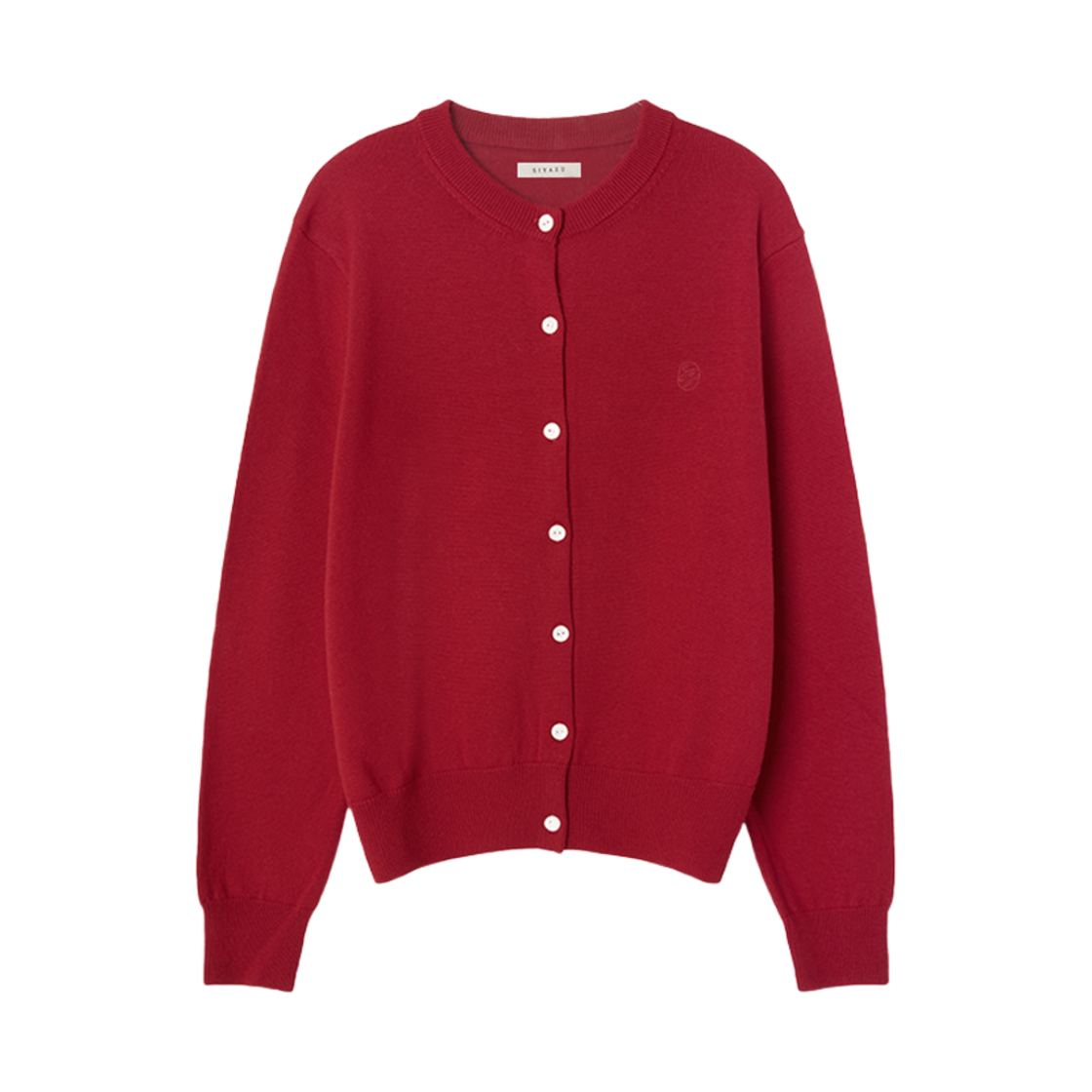 시야쥬 SIKN2126 메리노 울 미니멀 가디건 레드