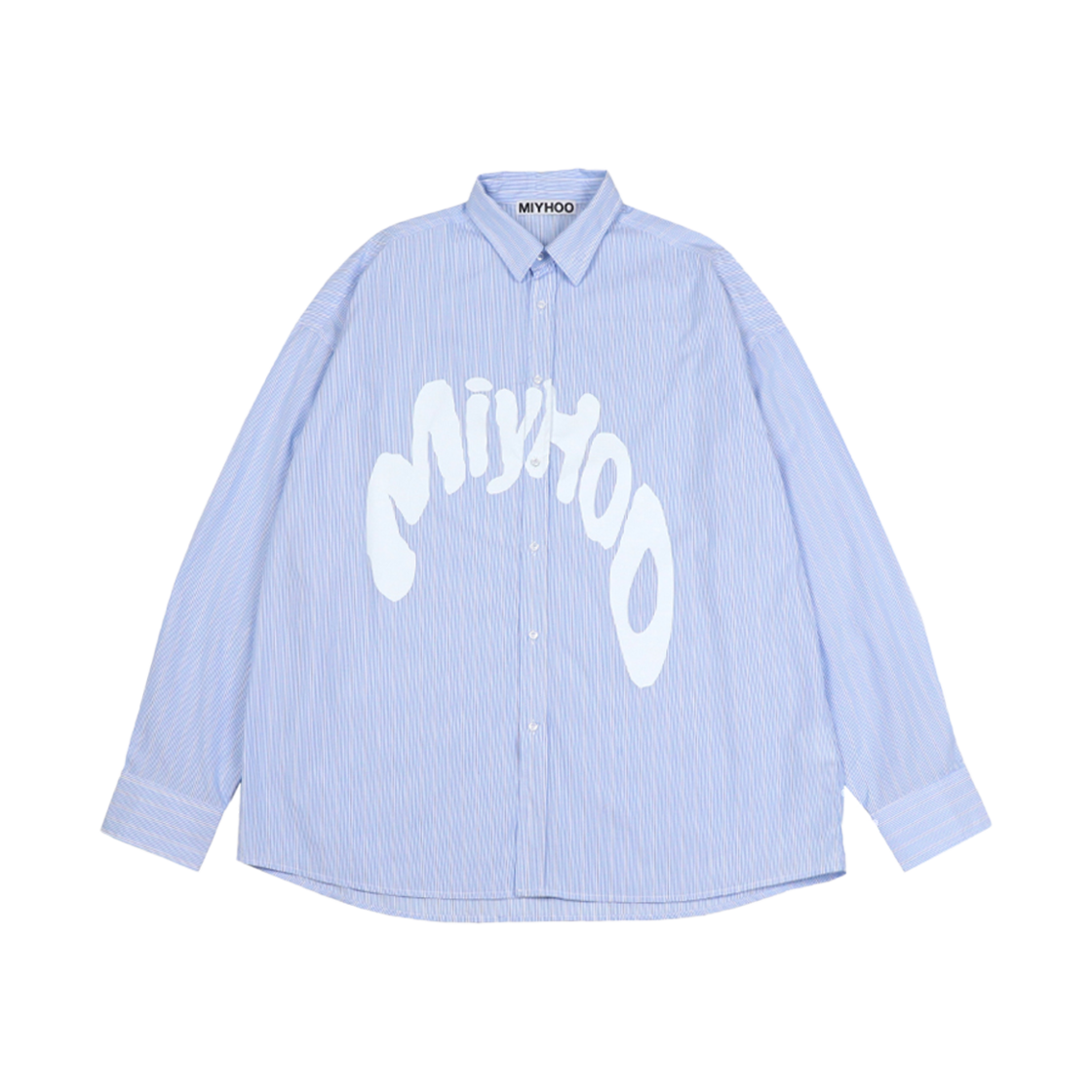 미와이후 스트라이프 셔츠 스카이블루(Miyhoo Stripe Shirts Skyblue)