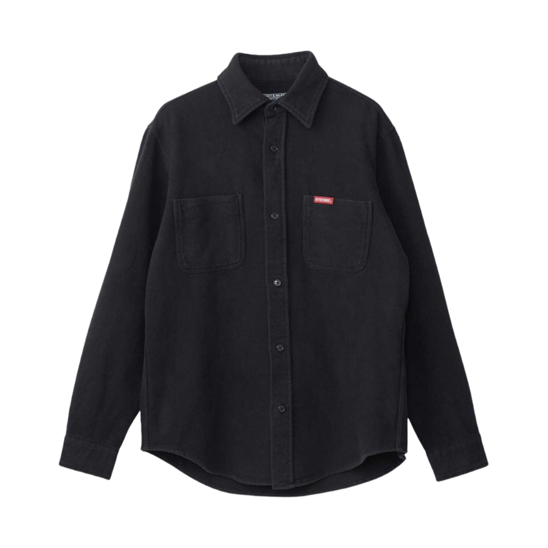 히스테릭 글래머 빅슨 걸 자수 워크 셔츠 블랙(Hysteric Glamour Vixen Girl Embroidered Work Shirt Black) - 2