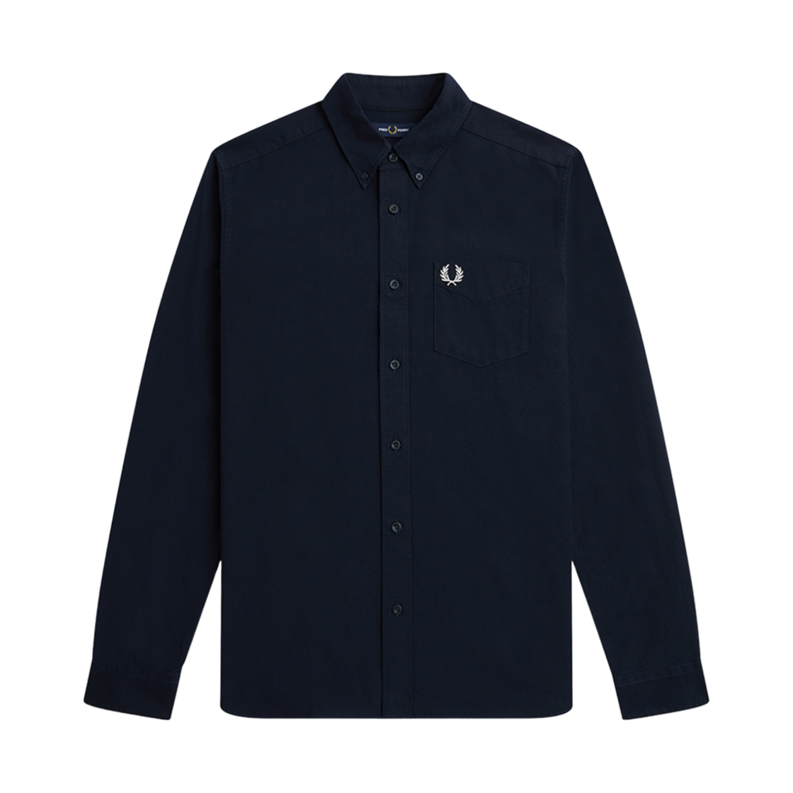 AFPM2435516-608 Fred Perry Long Sleeve Oxford Shirt Navy