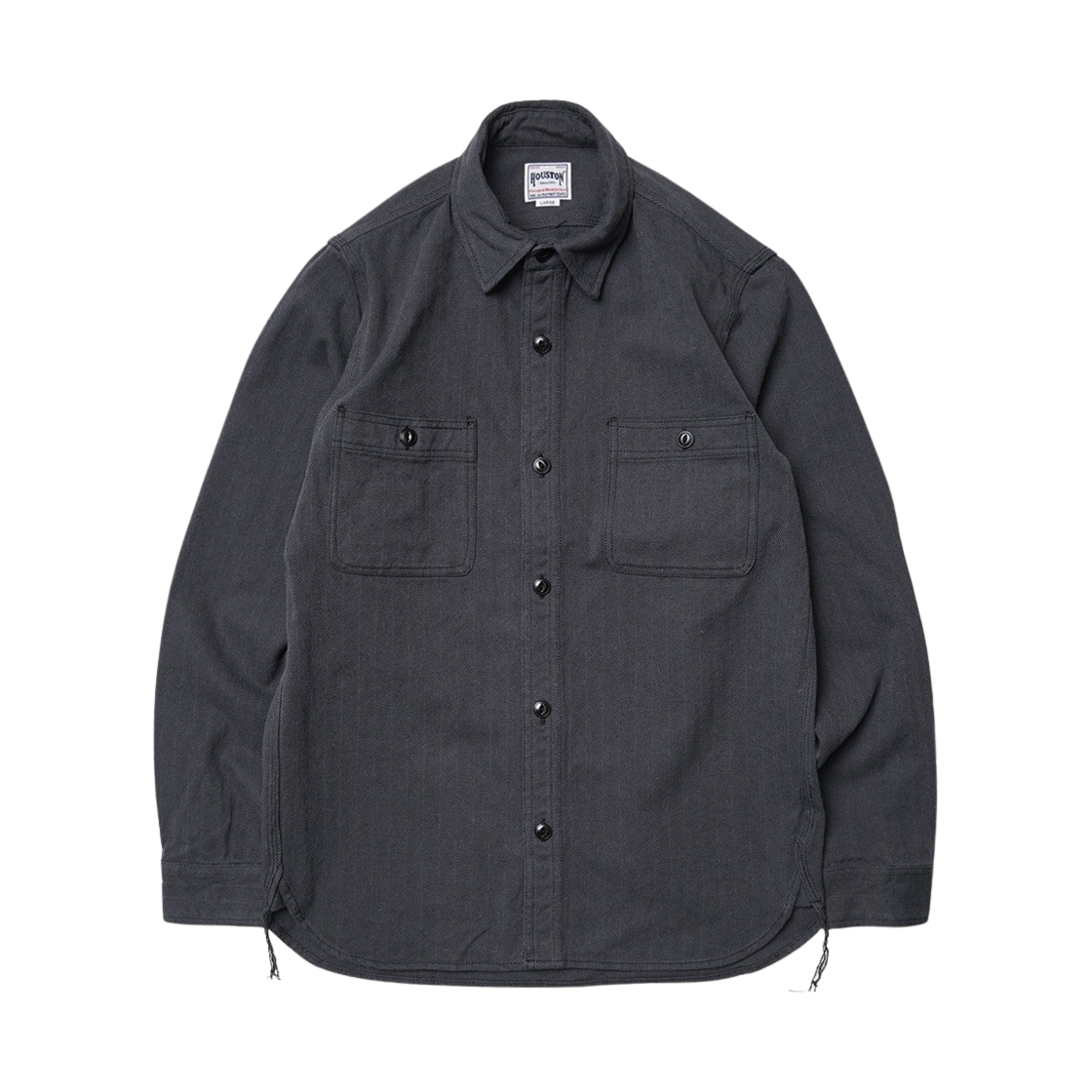 휴스턴 재팬 헤링본 비엘라 셔츠 블랙 41050BK(Houston Japan Herringbone Viyella Shirt Black 41050BK) - 1