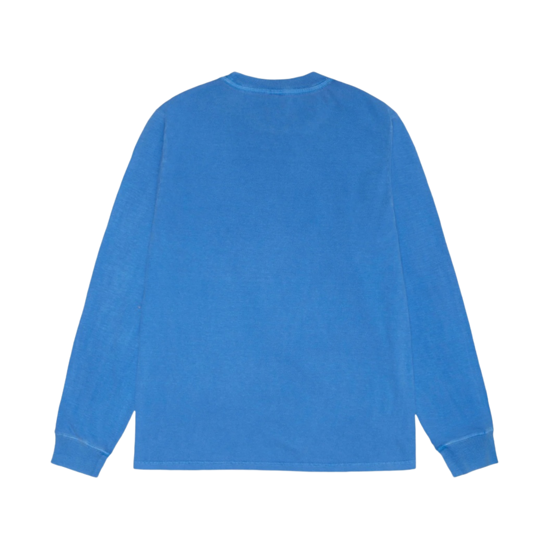 스투시 스몰 스탁 롱슬리브 티셔츠 피그먼트 다이드 블루(Stussy Small Stock LS T-Shirt Pigment Dyed Blue) - 2