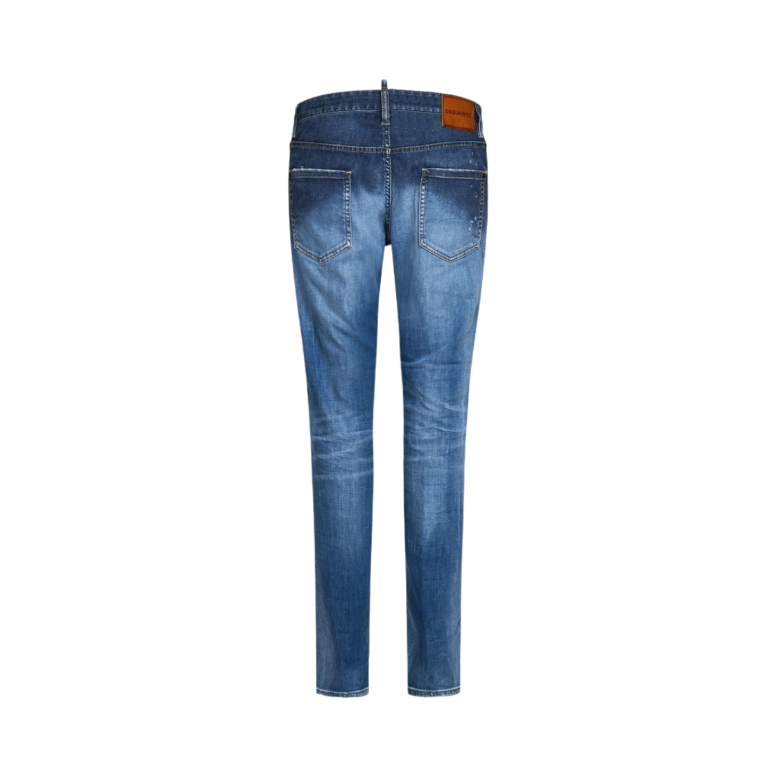 디스퀘어드2 페인트 스플래터 프린트 스트레이트 진 블루(Dsquared2 Paint Splatter Print Straight Jeans Blue) - 2