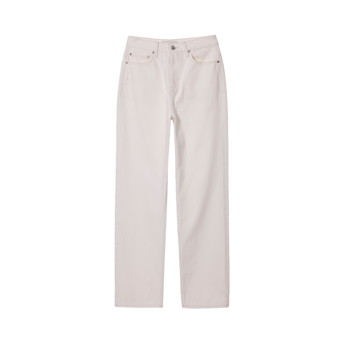던스트 90S 와이드 레그 뉴 진 크림 화이트(Dunst 90S Wide Leg New Jeans Cream White) - 1